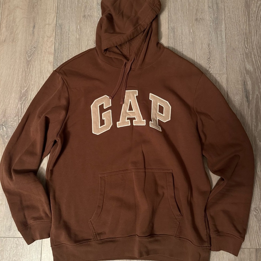 GAP Men's Chocolate Brown Hoodie